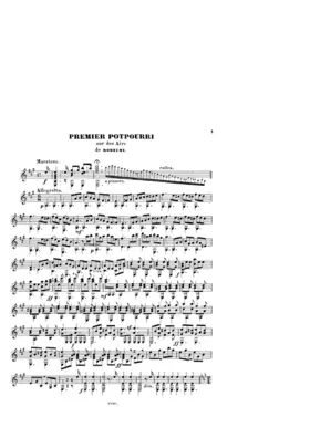 4 Potpourris des Plus Jolis Airs des Operas des Rossini