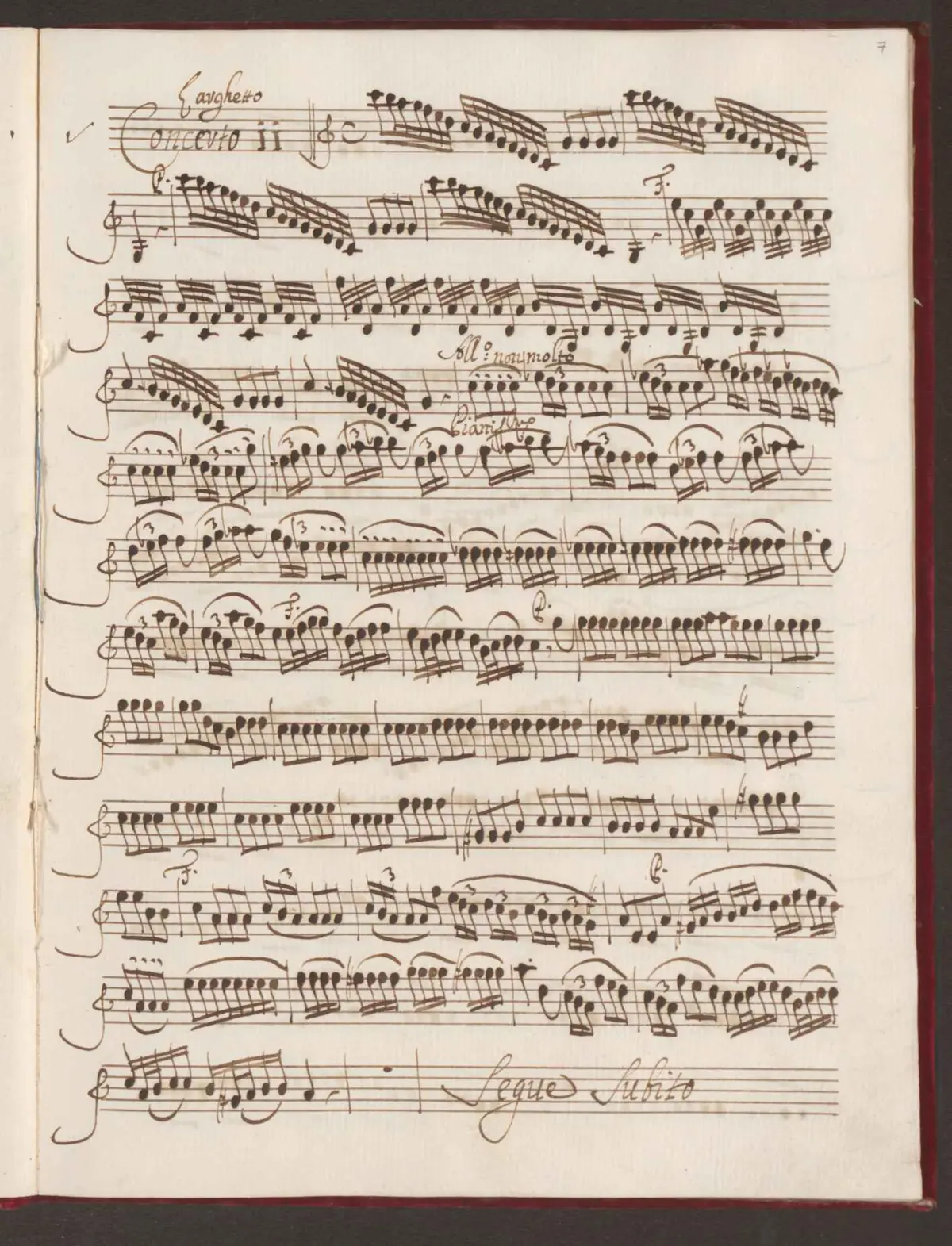 Violin Concerto in C major - Page 1