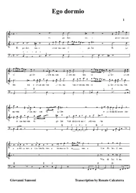 Ego dormio