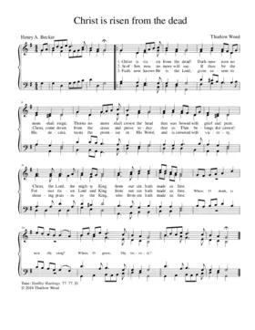 Christ is risen from the dead