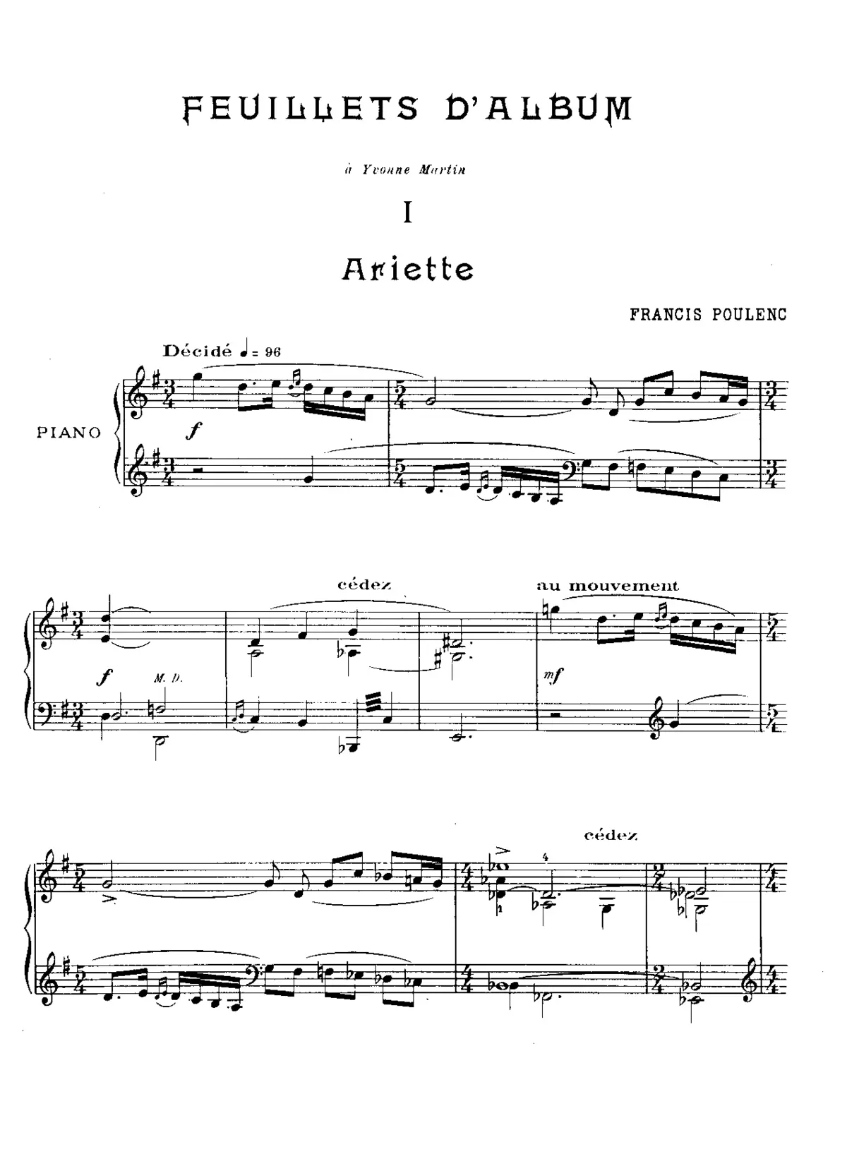 Feuillets d’album - Page 1