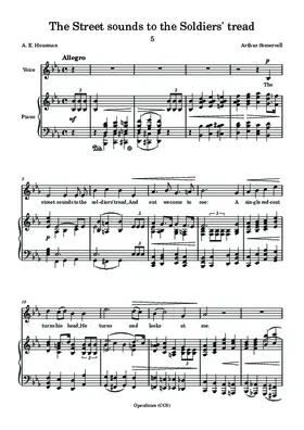 The Street sounds to the Soldiers’ Tread