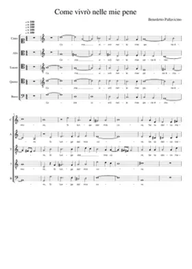 Come vivrò nelle mie pene