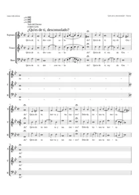 Qu'es de ti desconsolado?