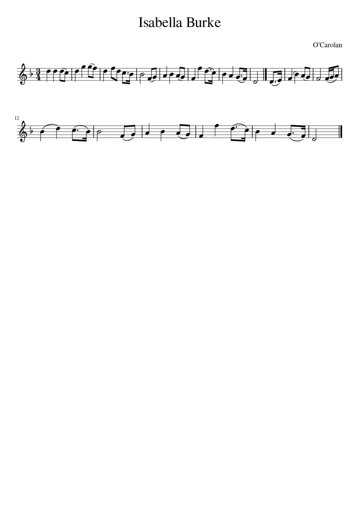 Isabella Burke - Page 1