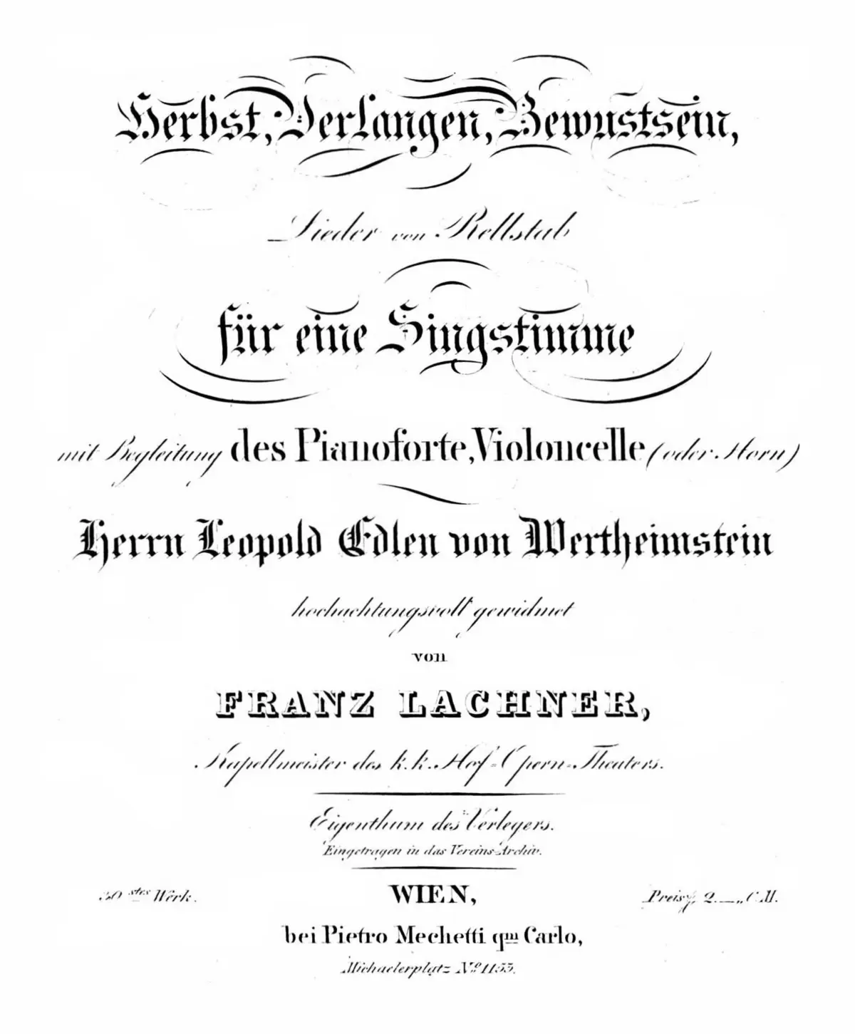 3 Lieder, Op.30 - Page 1