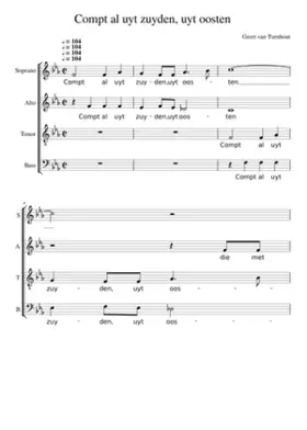 Compt al uyt zuyden uyt oosten