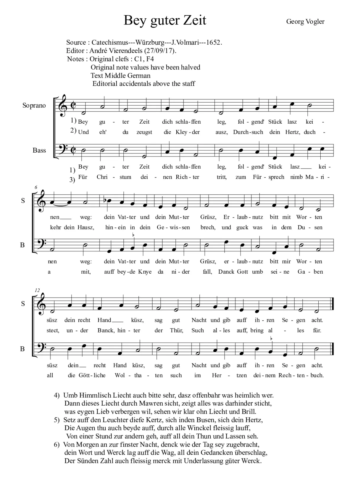 Bey guter Zeit - Page 1