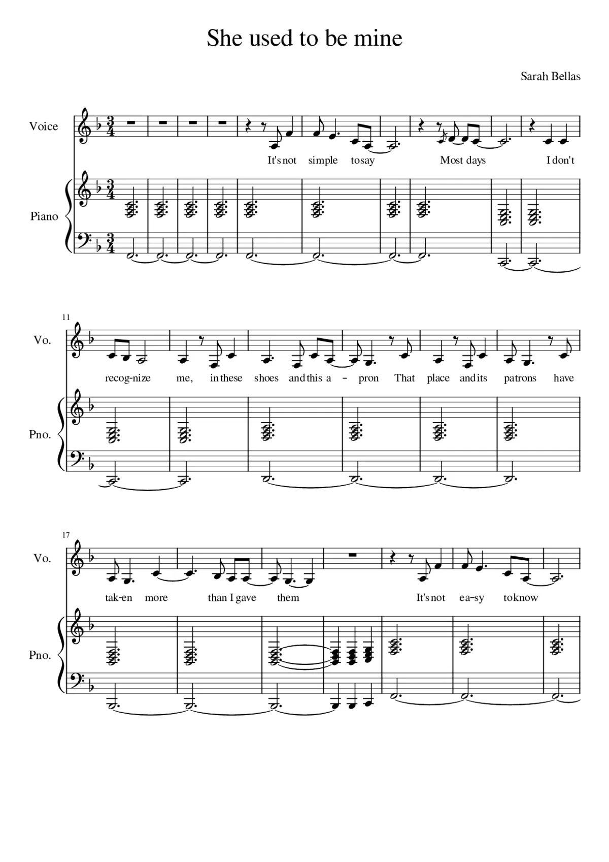 she used to be mine - Page 1