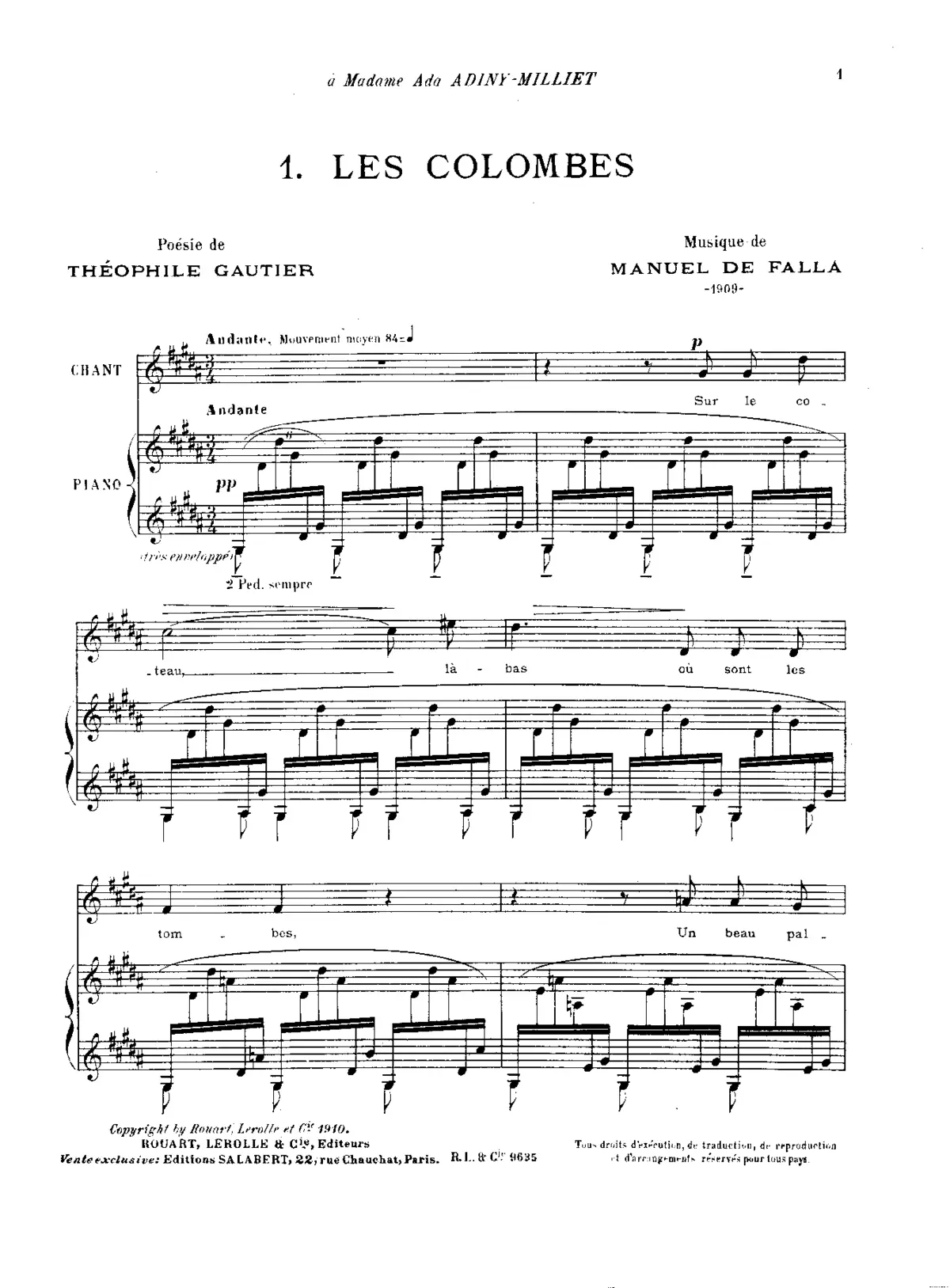 3 Mélodies - Page 1