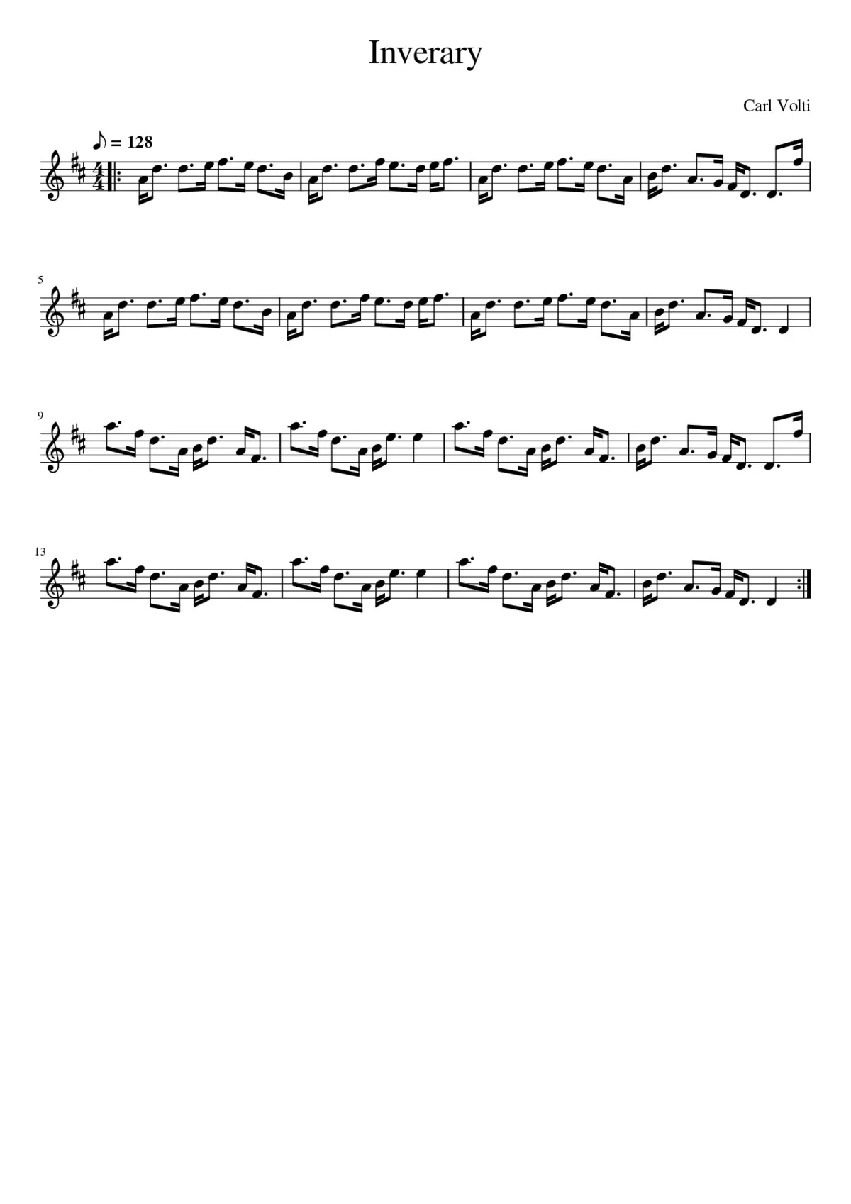 Inverary - Page 1