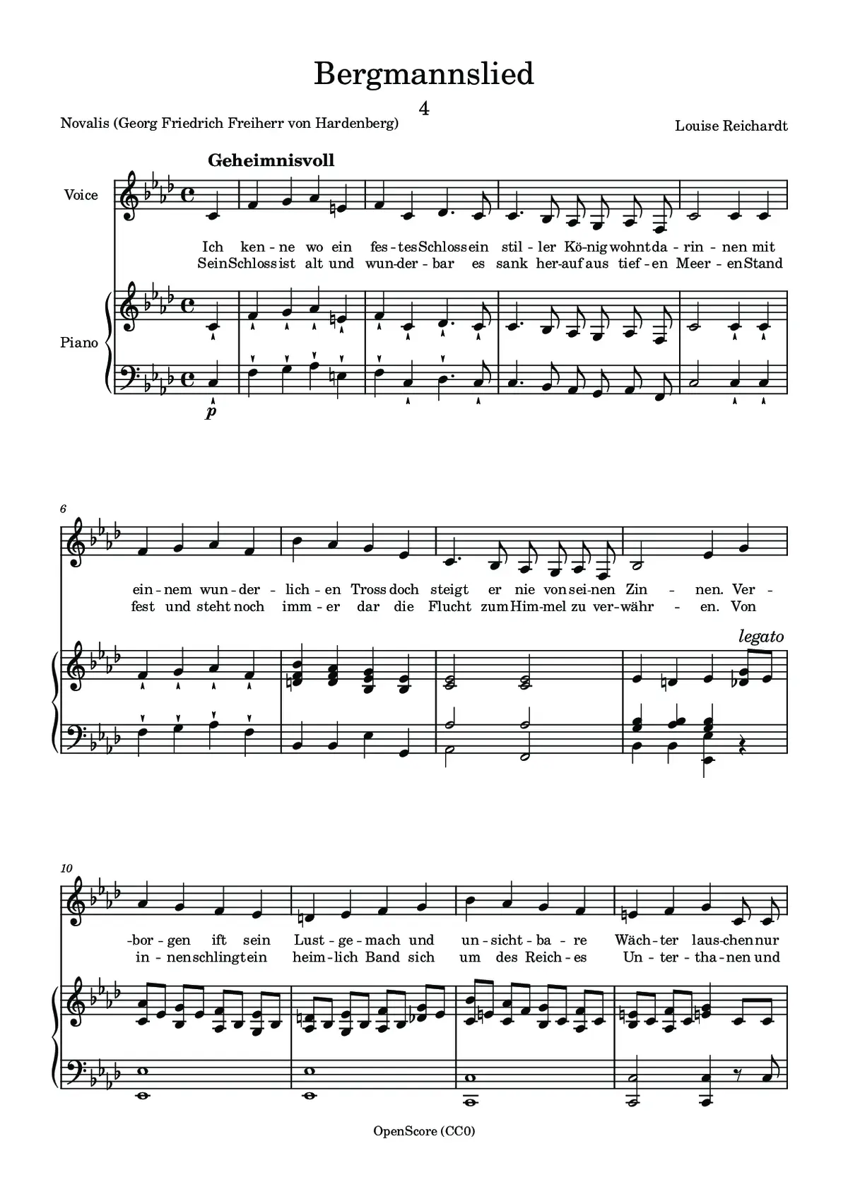Bergmannslied - Page 1