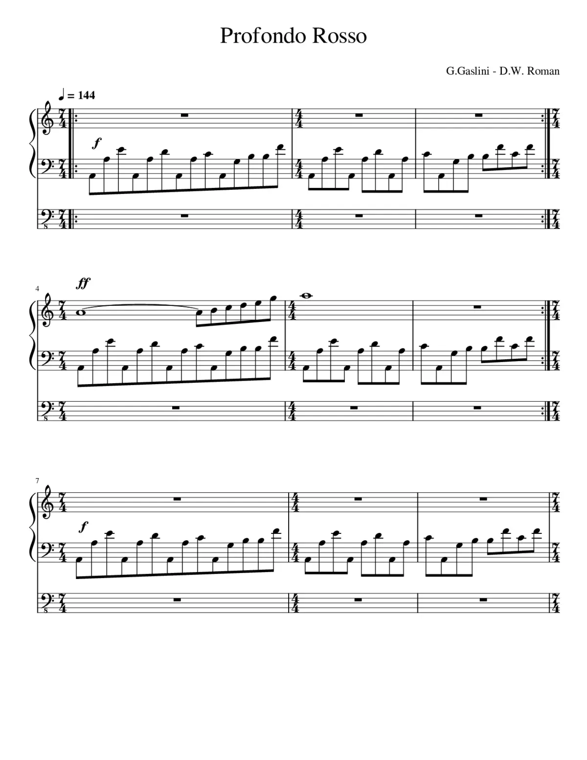 profondo rosso - Page 1