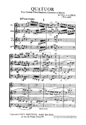 Quartet for Flute, Oboe, Clarinet and Bassoon