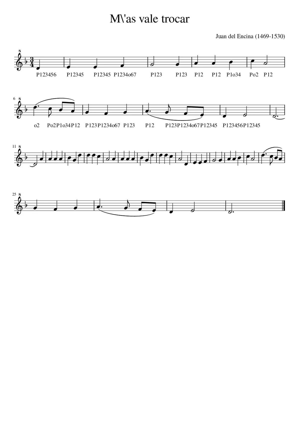 M\'as vale trocar - Page 1