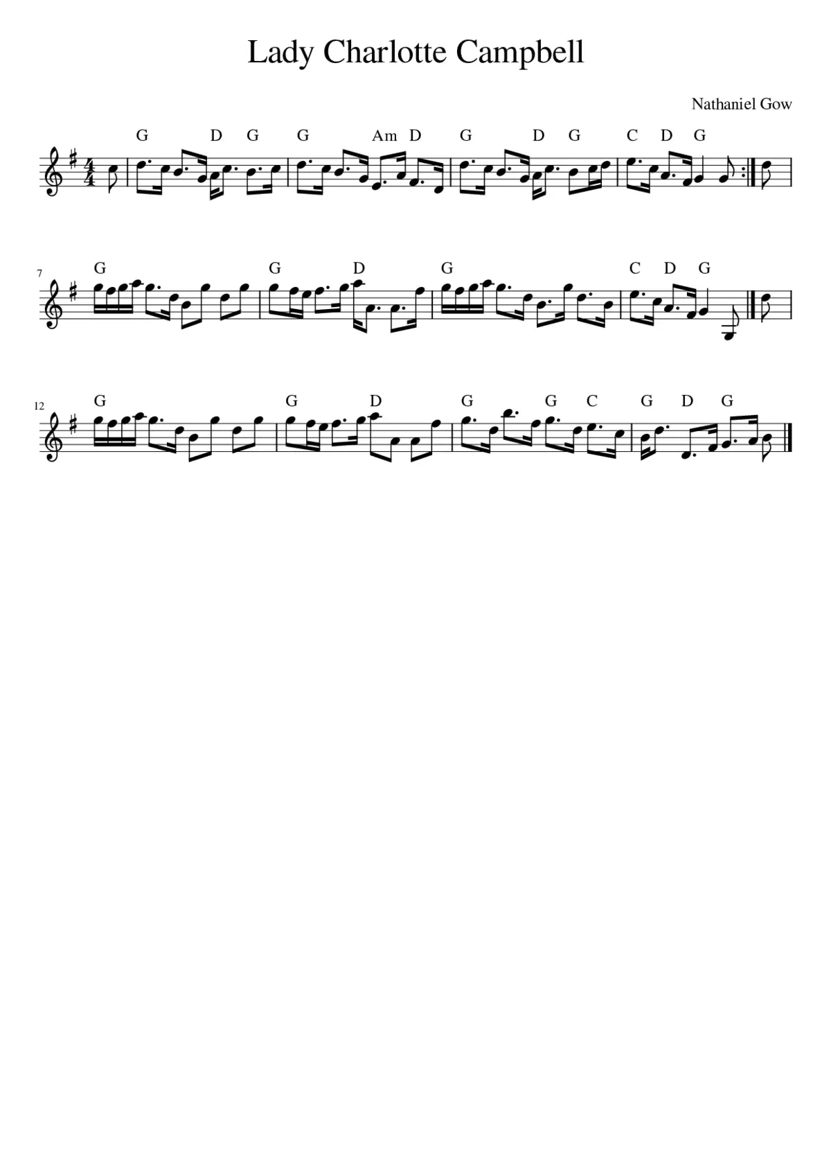 Lady Charlotte Campbell - Page 1