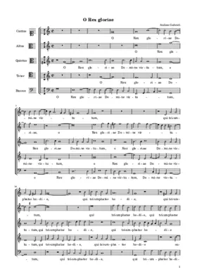 O Rex gloriae