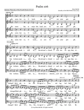 Psalm 106 Lent 4 Thursday