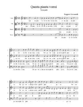 Questa pianta vorrei