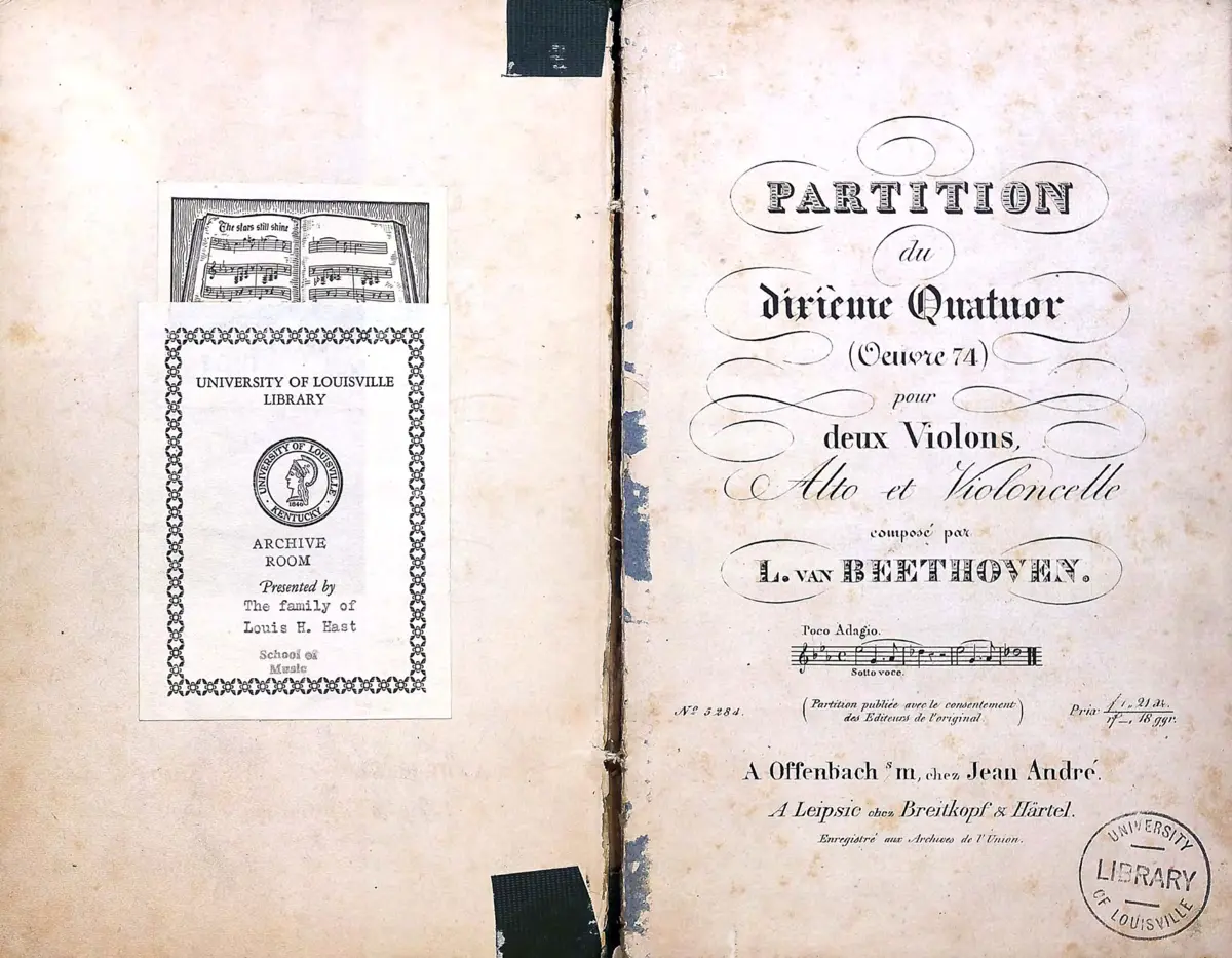 String Quartet No.10 - Page 1