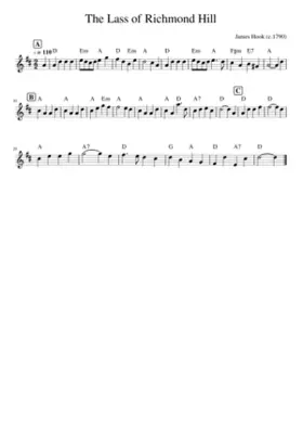 The Lass of Richmond Hill