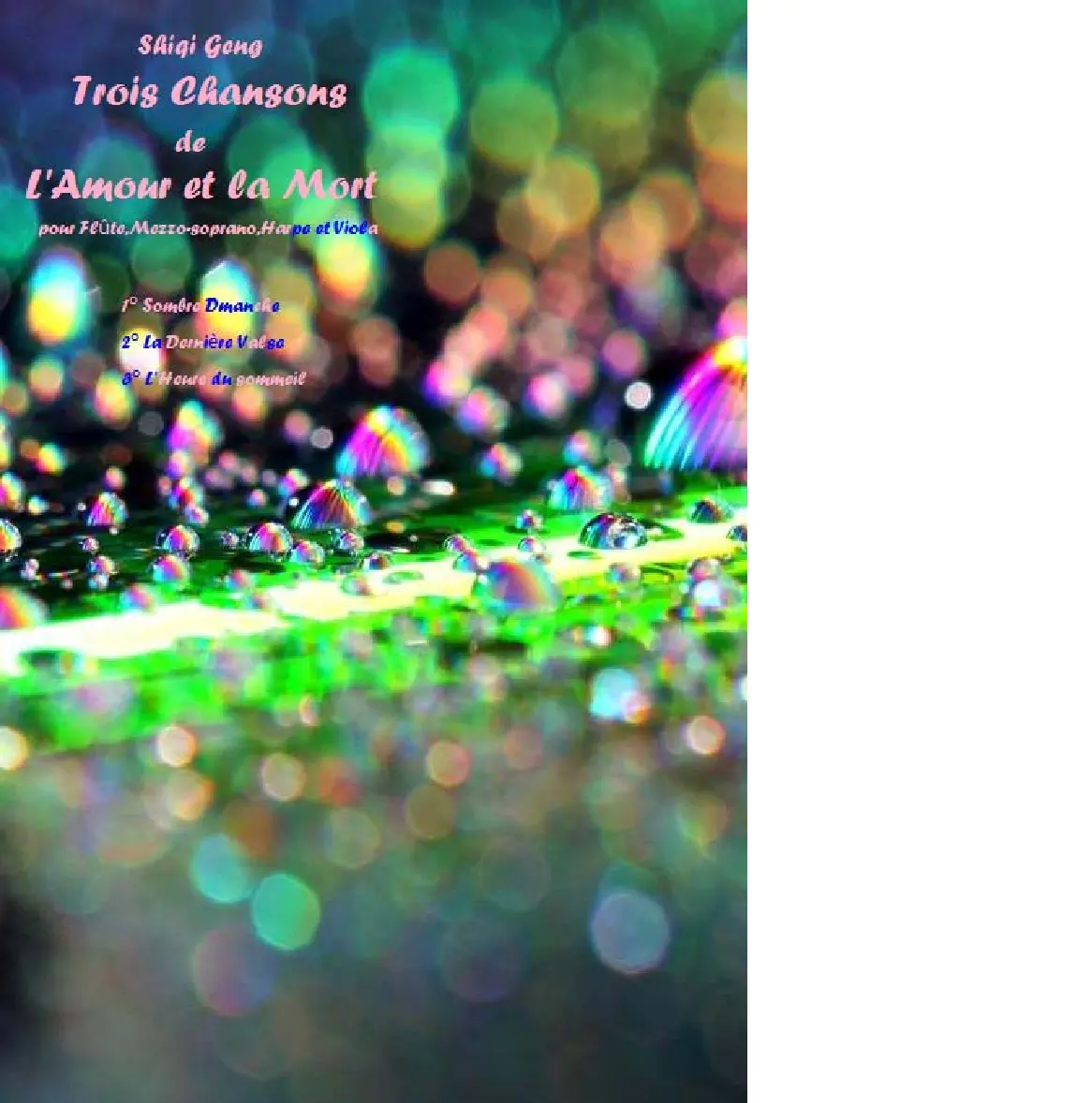 Trois chansons - Page 1