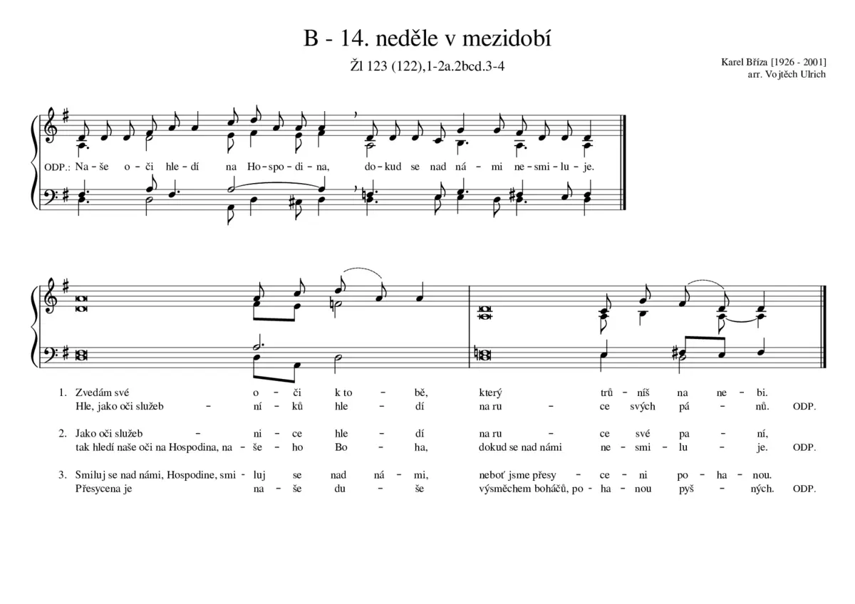 B - 14. neděle v mezidobí - Page 1