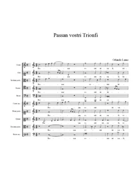 Passan vostri trionfi