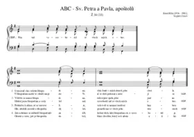 ABC - Sv. Petra a Pavla, apoštolů