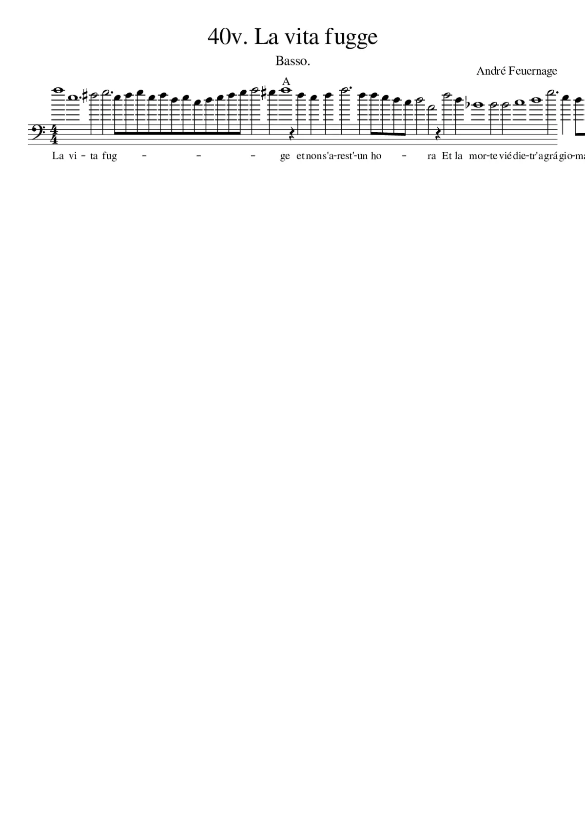 40v. La vita fugge - Page 1