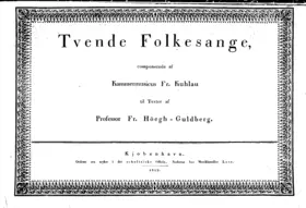 2 Folksongs, WoO 137