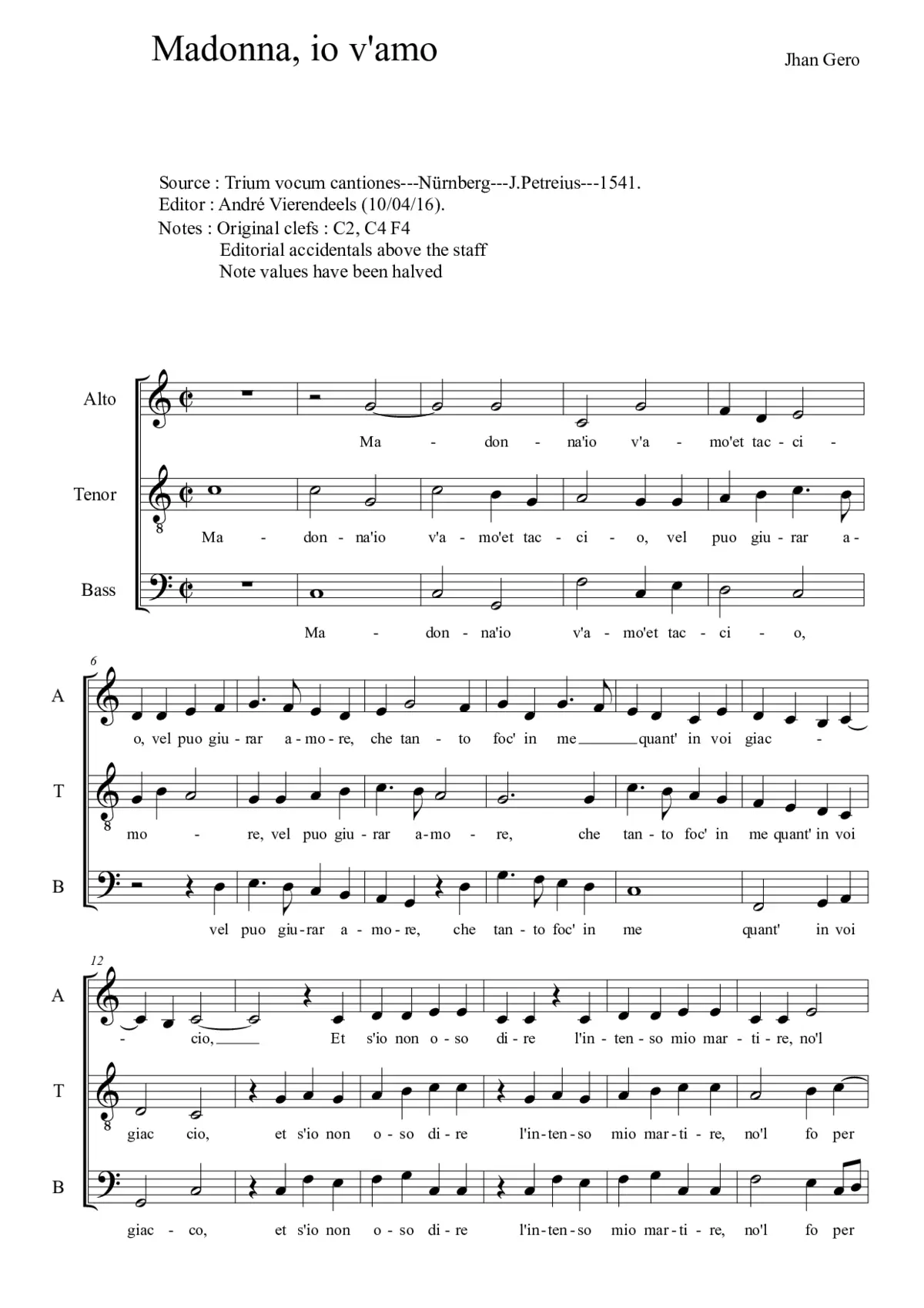 Madonna, io v'amo - Page 1