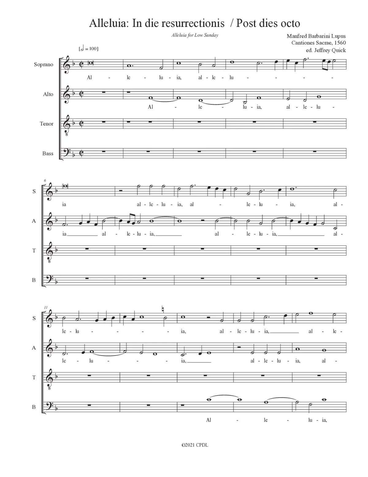 Alleluia. In die resurrectionis - Page 1