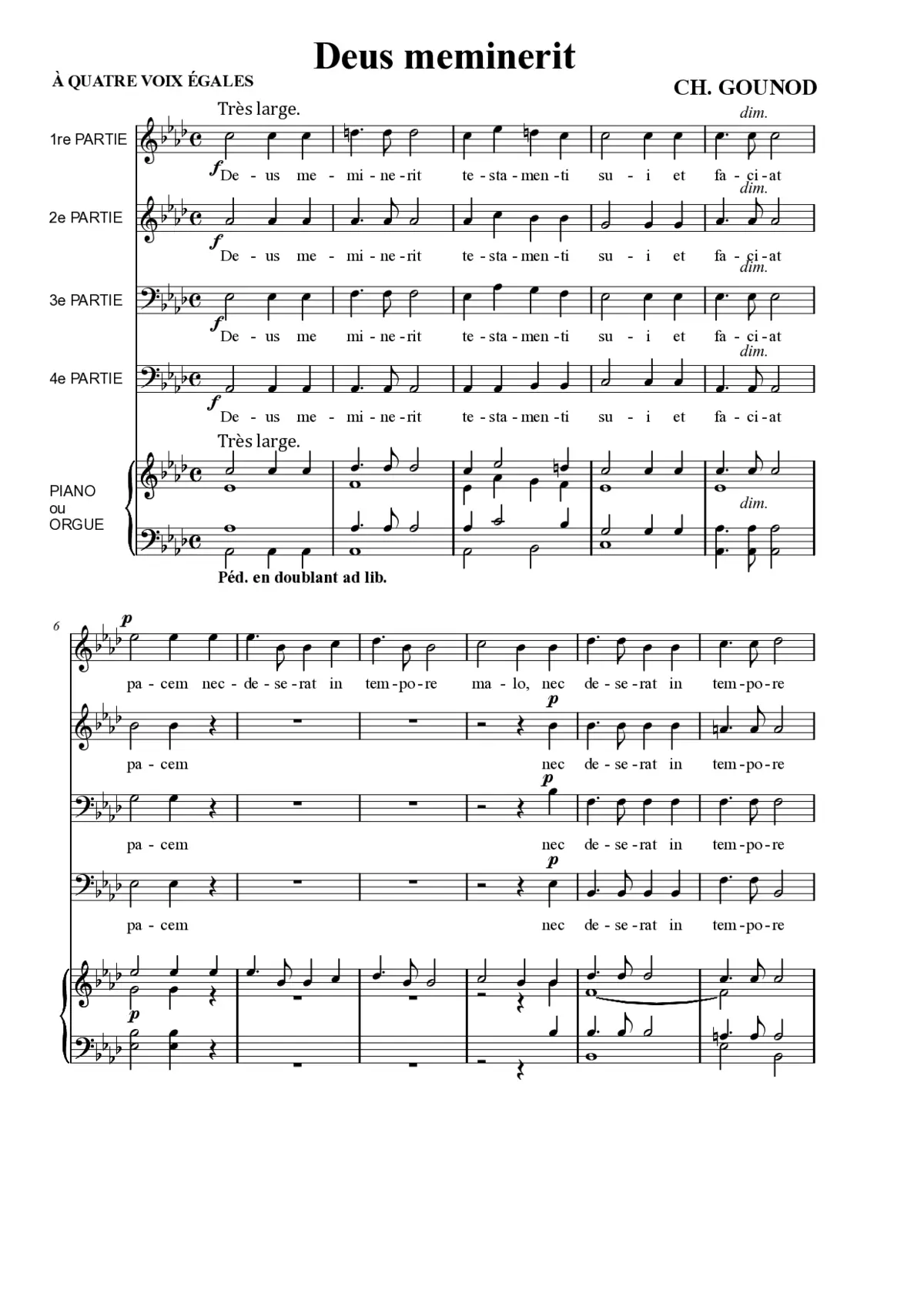 Deus meminerit, CG 123 - Page 1