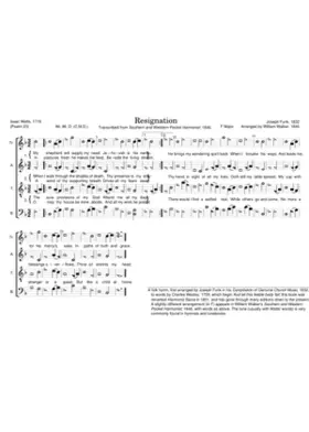 Resignation - Joseph Funk
