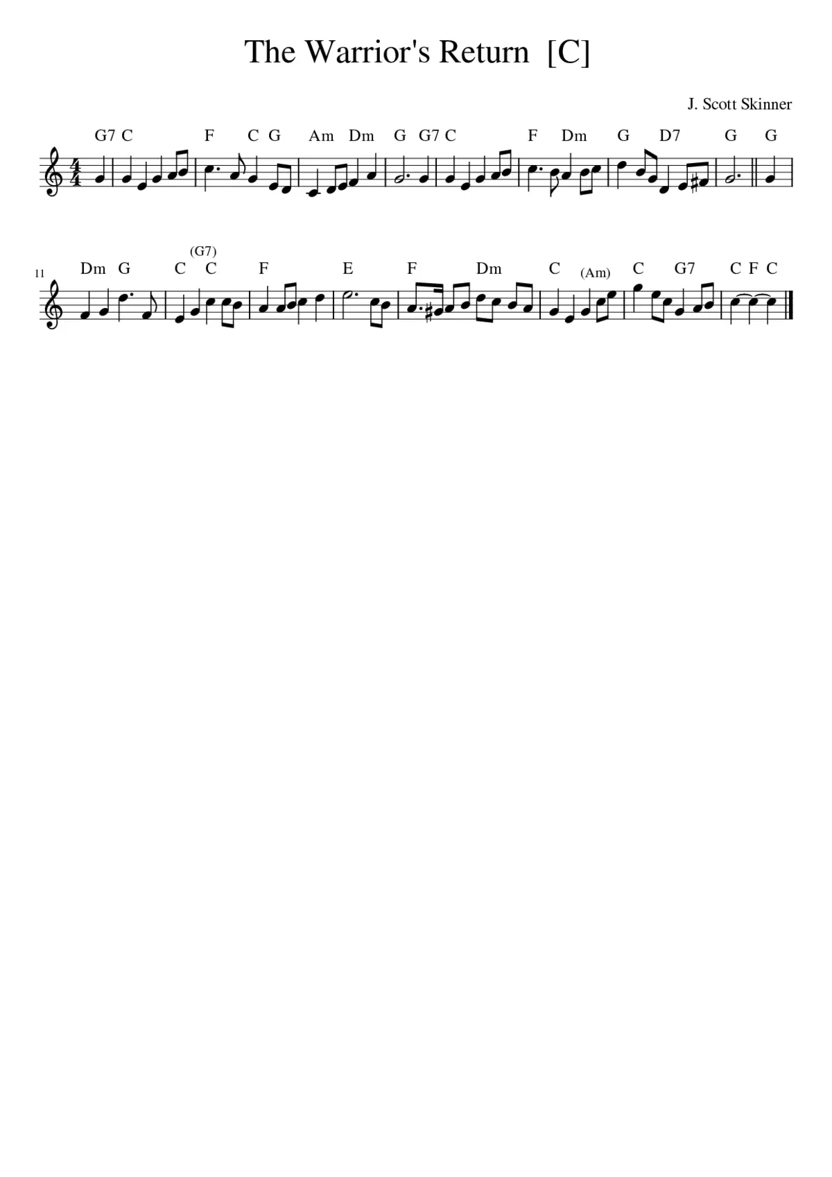 the Warrior's Return - Page 1