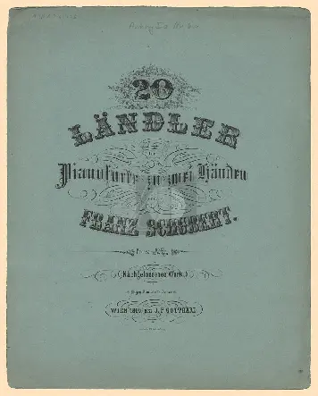 20 Ländler von Franz Schubert - Page 1