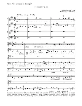 Missa Une musque de Biscaye