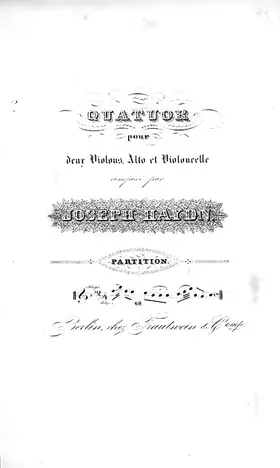 String Quartet in B-flat major