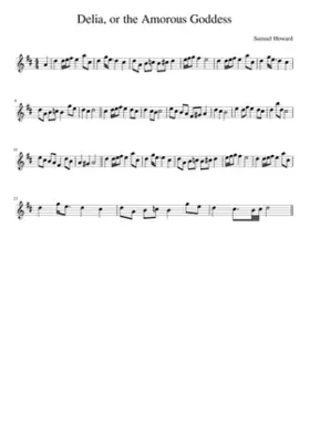 Delia (or The Amorous Goddess)