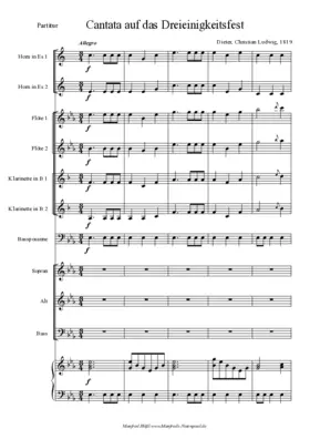 Kantate auf das Dreifaltigkeitsfest