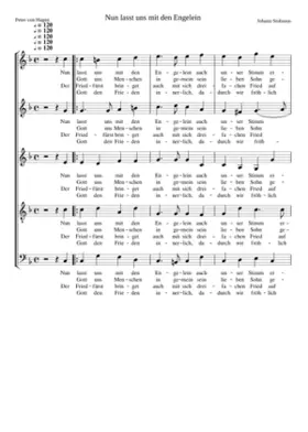 Nun lasst uns mit den Engelein