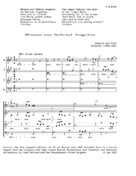 Missus est Gabriel Angelus