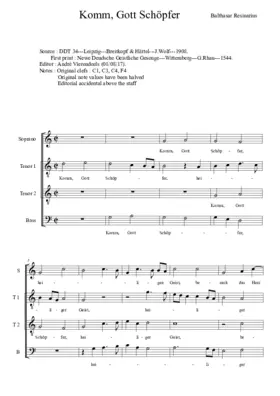 Komm, Gott Schöpfer