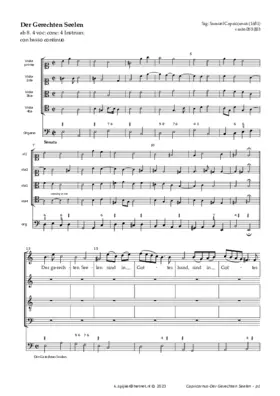 Der Gerechten Seelen