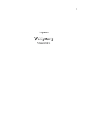 Waldesgesang