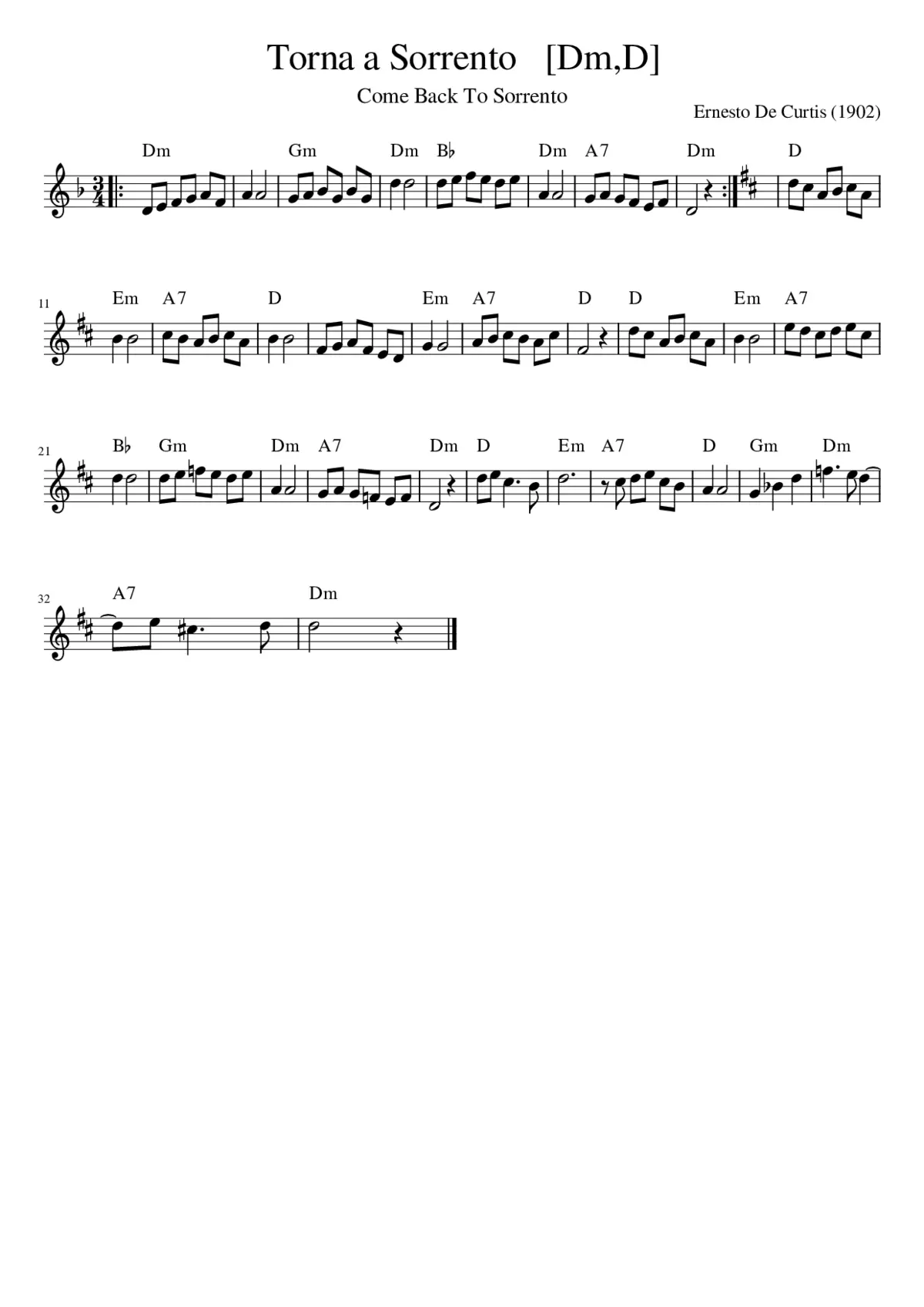 Torna a Sorrento [DmD] - Page 1