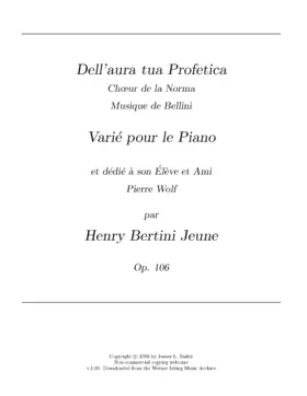 Variations sur le Choeur favori