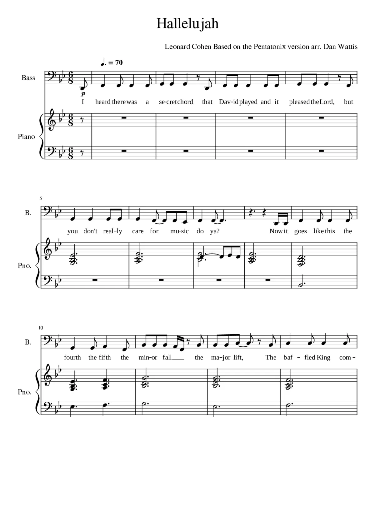 hallelujah - Page 1