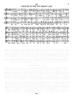 A Health to the Nut-Brown Lass